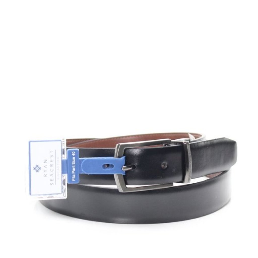 Ryan Seacrest Black & Brown Reversible Belt Size 40